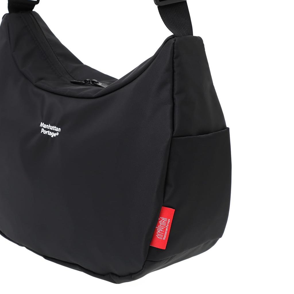 Manhattan Portage MP6063NTWLB Murray Hill Flight Nylon Shoulder Bag with Black Backing