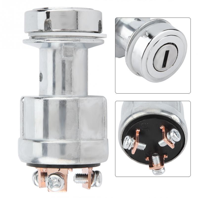 Buy Ignition Switch Starter with 2 Keys for 12V/24V Car Motorcycle Boat Switch Start Lock