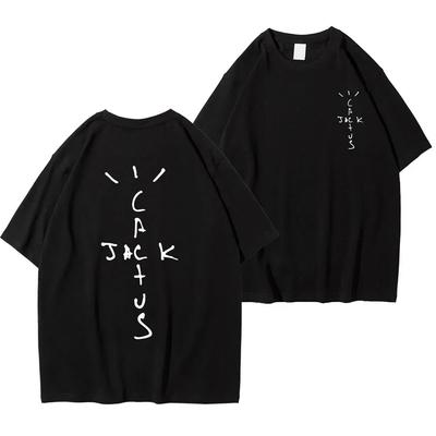 Rapper Cactus Jack Graphic Cotton T Shirt Unisex Women Hip Hop Tee Fashion Short Sleeve Tshirt 2024 Summer Oversized T-shirts Tops