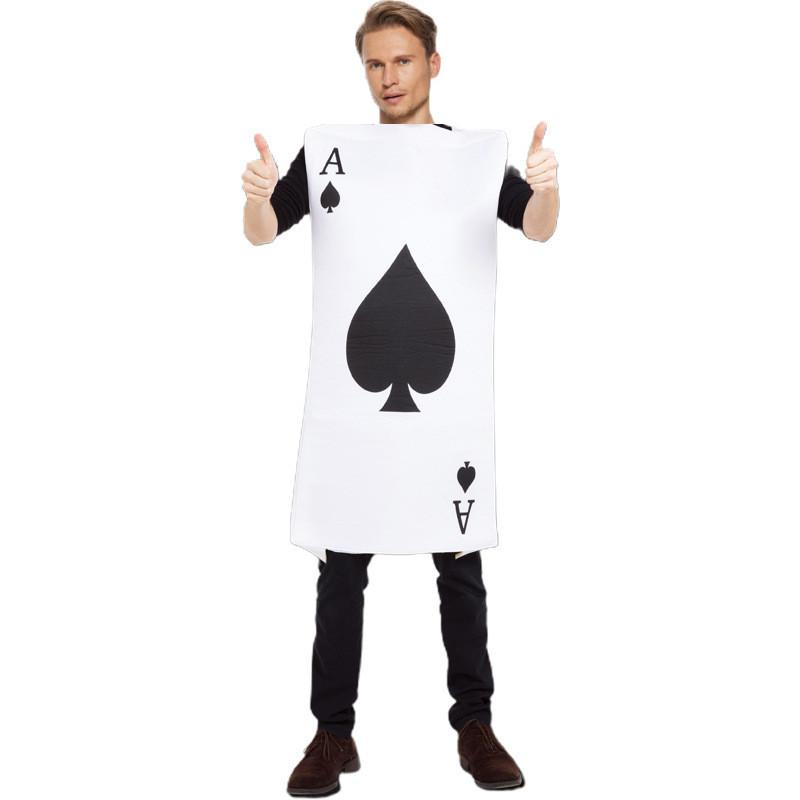 A Blocks Spades A And Hearts K Poker Cards Costumes For Halloween Up Dress