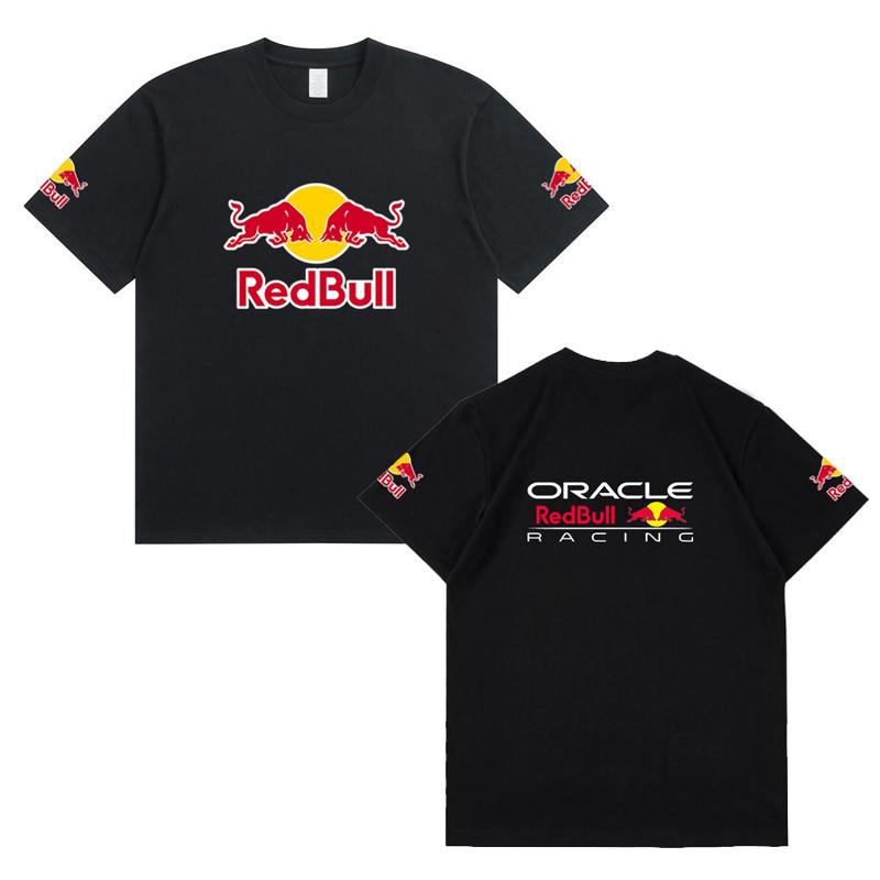 Oracle Red Bull Racing F1 T‑Shirt Unisex Short Sleeve Tee Formula 1 Racing Fans Casual Tops