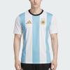 Adidas Afadnajsym Round Neck Striped Star Season World Cup Argentina Team Training Casual Football Shirt Men tops KG0442