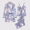 Satin Silk Pajamas Women Nightdress Lingerie Robes Underwear Sleepwear Sexy