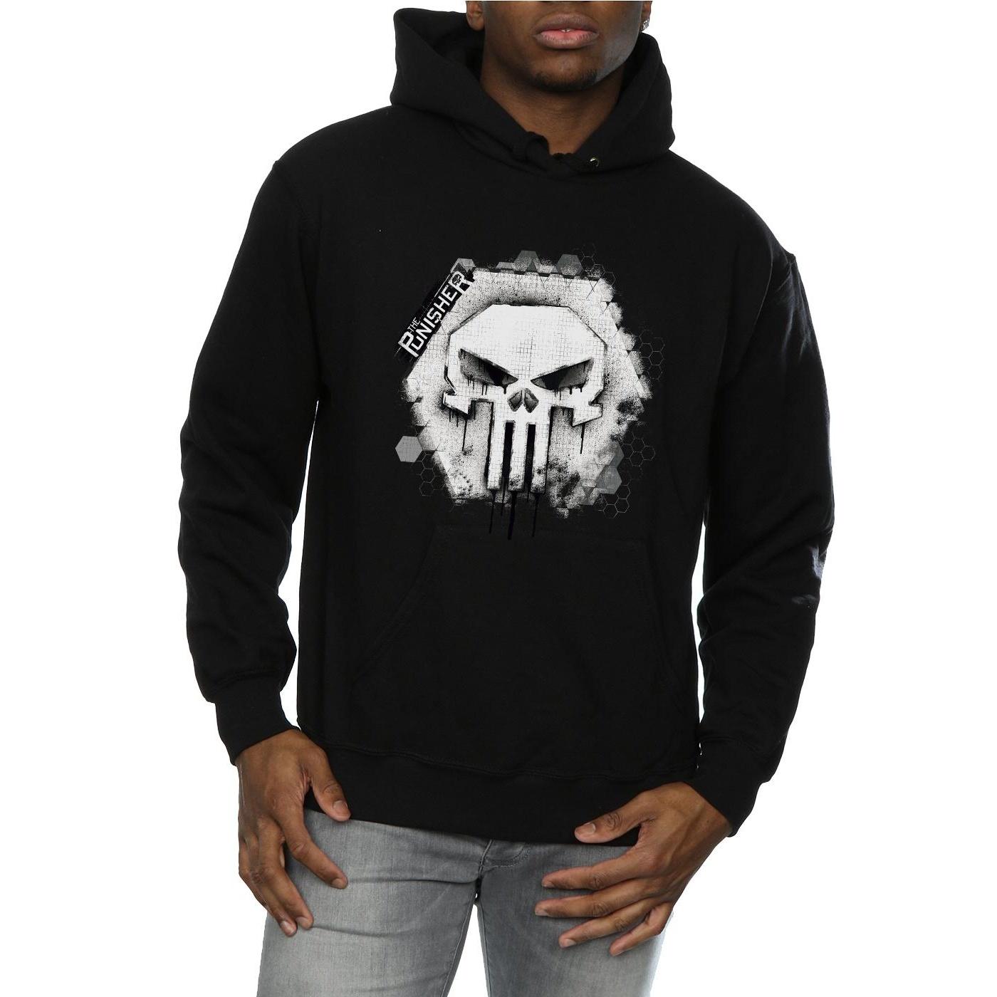 punisher skull cummins skull hoodie