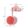 Home Brushing Cup Simple Mouthwash Couple Cup Straight Handle Punch-free Toothbrush Cup Holder Wall Mount Toothbrush Holder