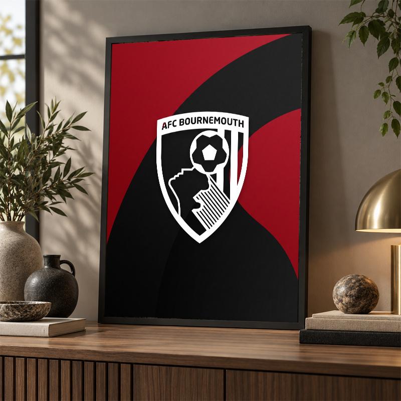 Bournemouth Football Diamond Painting Kit 5D Full Drill DIY Diamond Mosaic Wall Art Home Decor