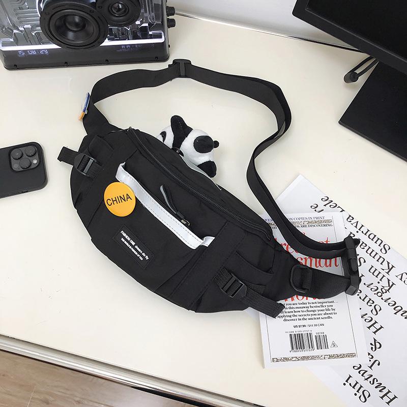 Unisex Chest Bag Simple Storage Bag Lightweight Travel Small Backpack Crossbody Bag Fashion Casual Single Should Bags