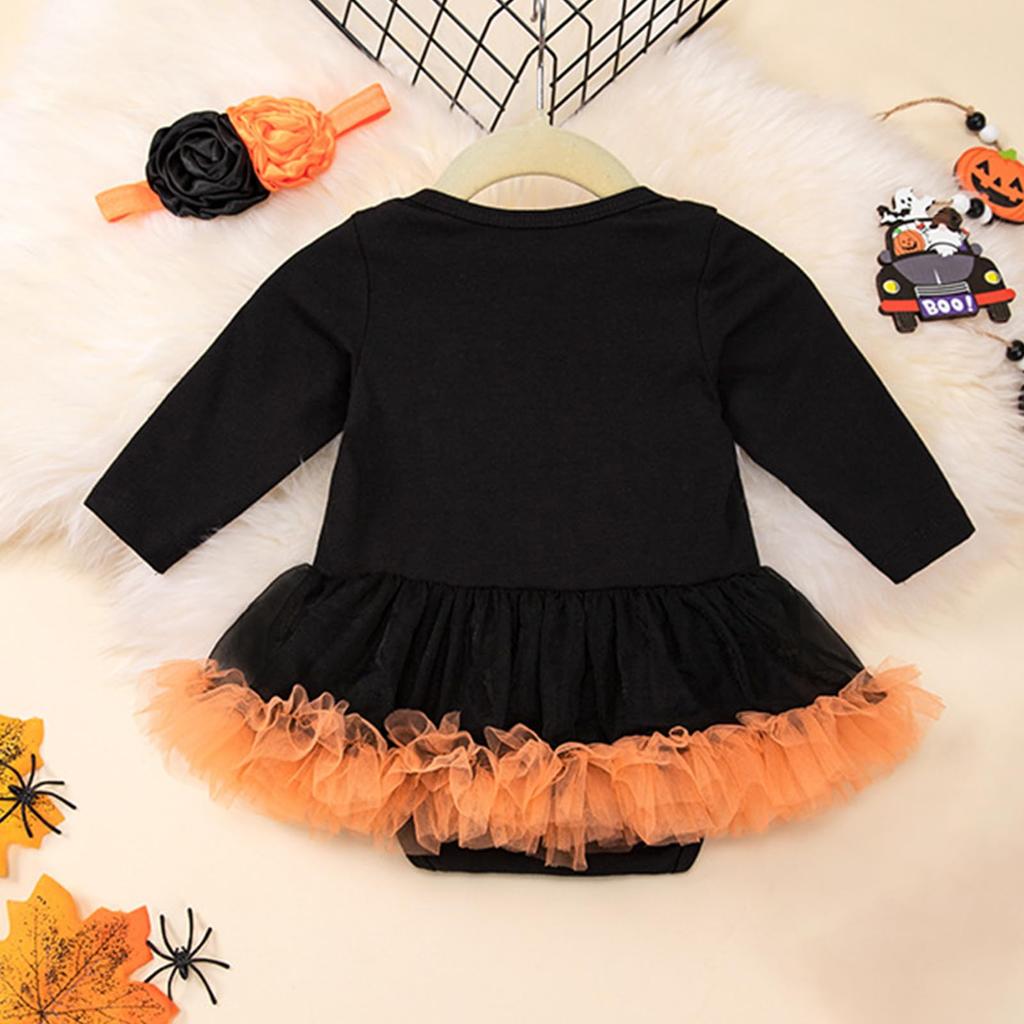 Halloween Costume for Baby Cute Fancy Pumpkin Long Newborn Cute Kids Costume [HarnyLoom] Kids, Pumpkin, Clothes, Girls, Kigurumi, Dress, Skirt,