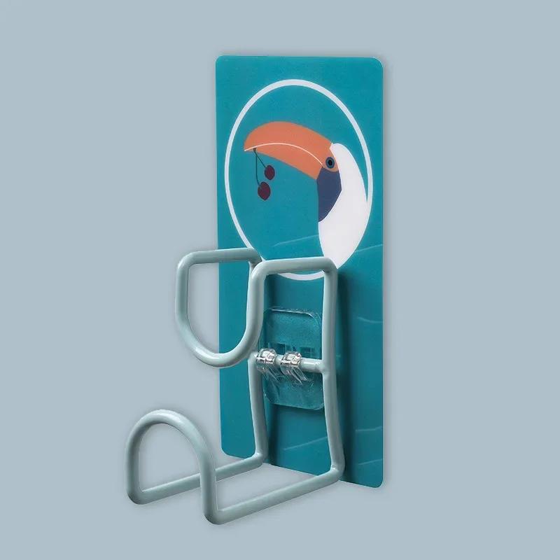 Wall Hanger Hook Waterproof Storage Holder Cartoon Strong Suction Self Adhesive Hook Heavy Load Rack Cup Sucker for Kitchen Bath