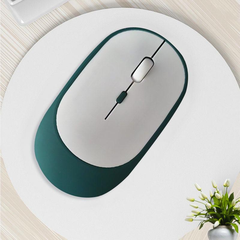 Rechargeable Dual-Mode Bluetooth Mouse for Tablet and Laptop: 2.4G Wireless for Office and Home Use