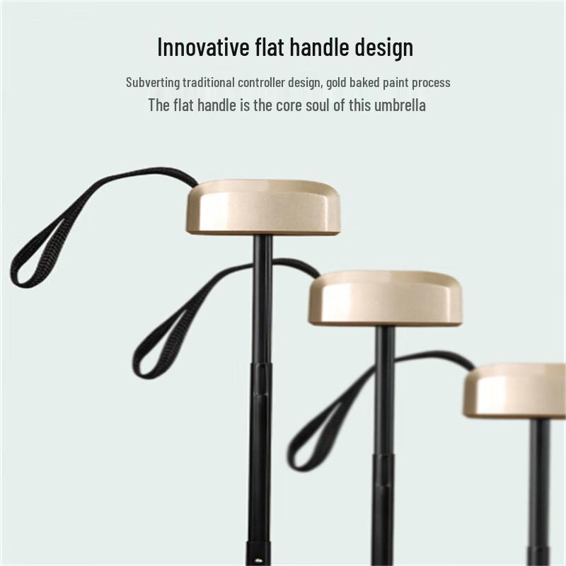 Portable Flat Five-Fold Sun & Rain Umbrella