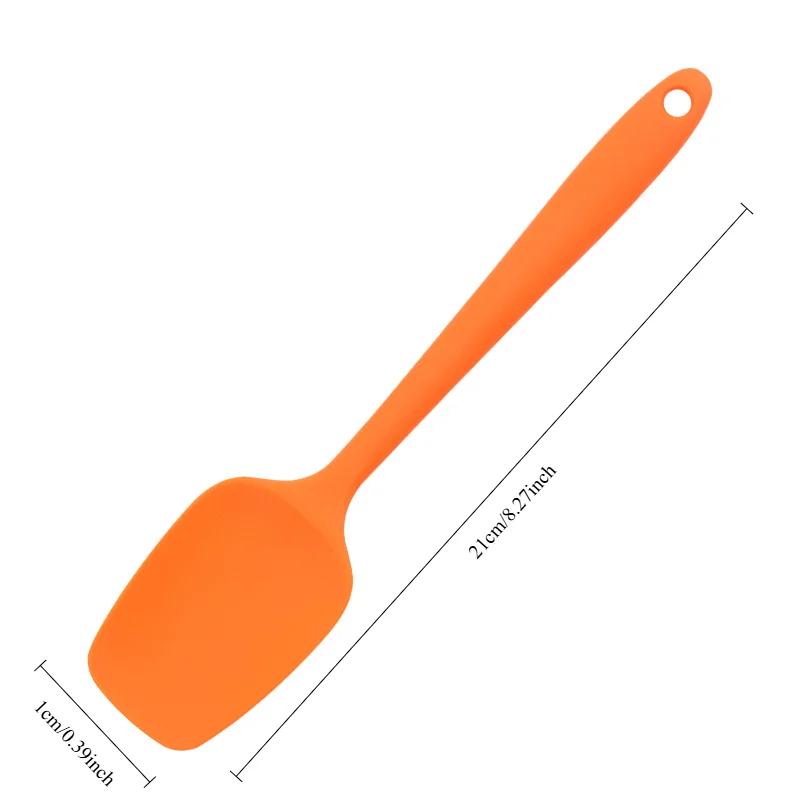 1PC 21cm Silicone Spatula Cream Spatula High Temperature Resistant Non-stick Spoon Kitchen Baking Accessories and Tools