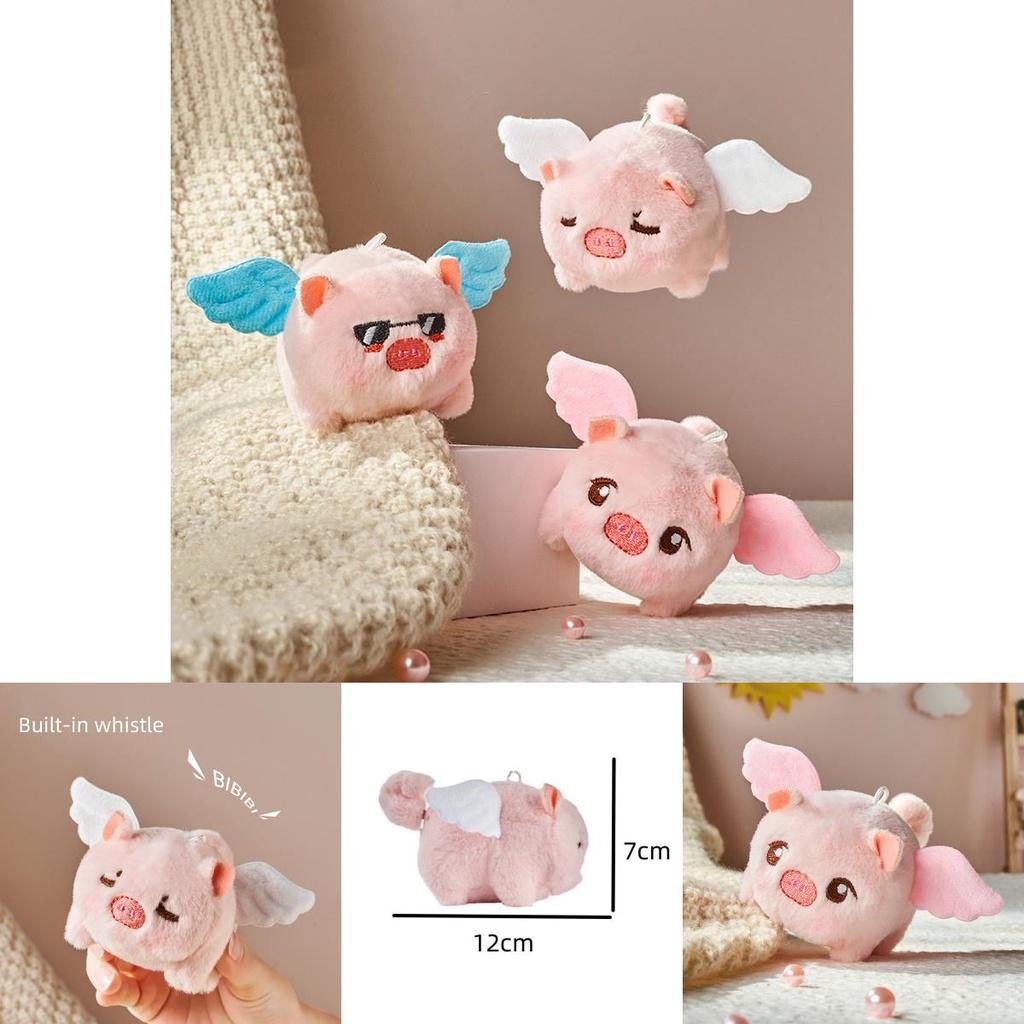 Mini Flying Pig Plush Toy With Sound- Unique Christmas Or Birthday Gift For Kids!
