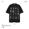 Trendy Brand Printed Short-Sleeved Men'S And Women'S 250G Men'S Large-Size Men'S Clothing Pure Cotton Hip-Hop Loose T-Shirt Heavy