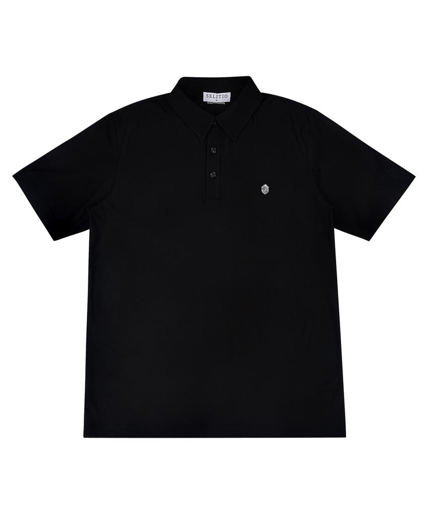 SELITIO Basic Logo Pk T-Shirt Black