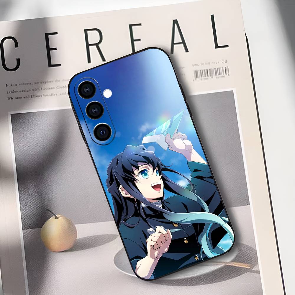 

M-Muichiro T-Tokito Phone Case For Samsung Galaxy A73,A72,A71,A70,A53,A52,A51,Soft Silicone Black Cover Samsung a40