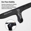 Road Bike Handlebars Aerodynamic Aluminum Integrated Handlebar Bracket Bicycle Accessory for