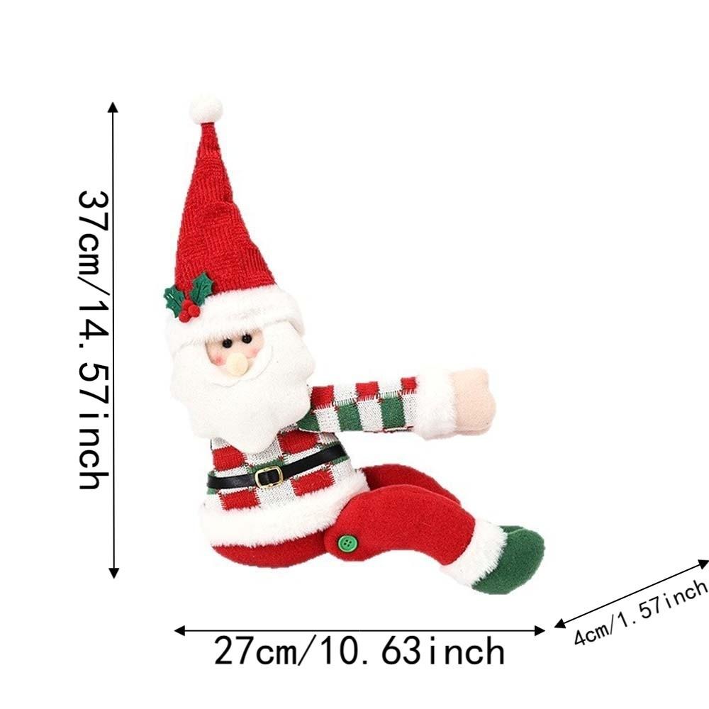 Bright Color Xmas Curtain Buckle Creative Design Holiday Curtain Clip Bedroom Drapery