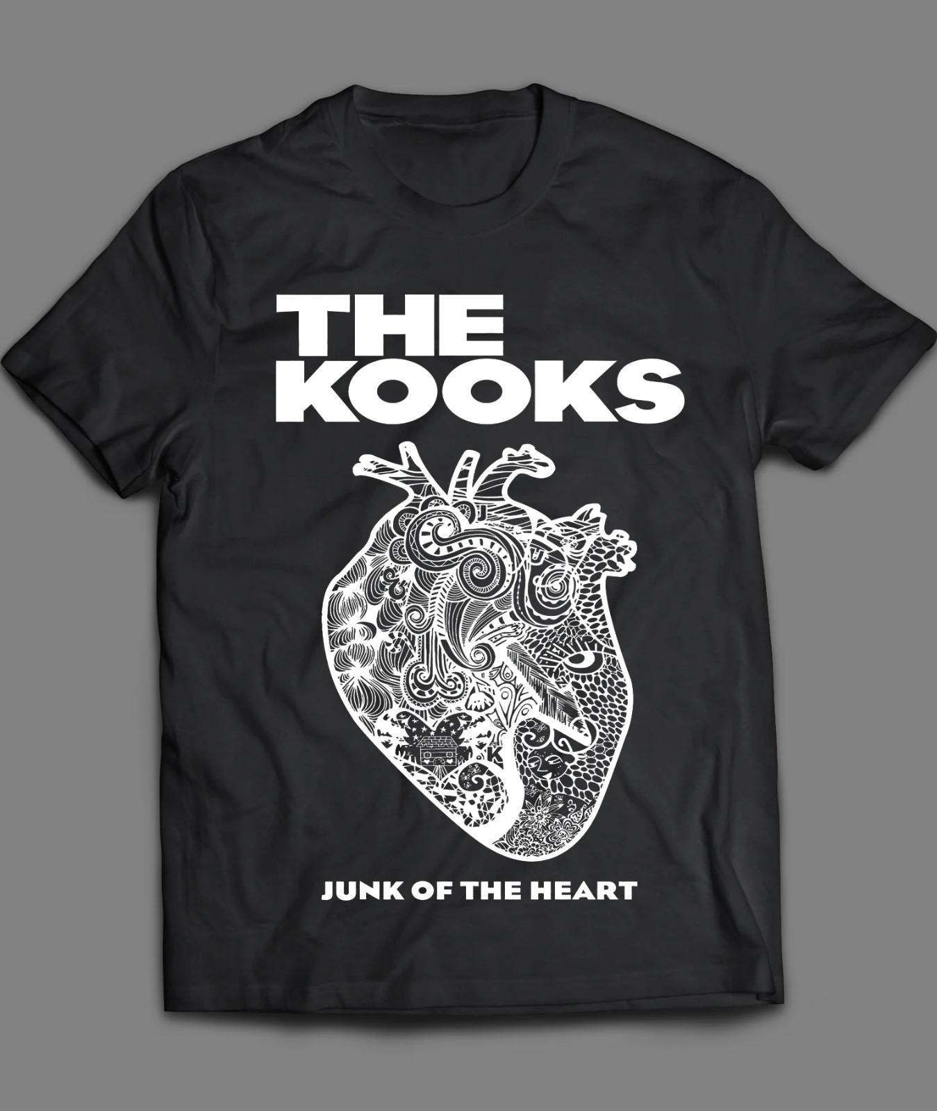 NEW The Kooks Band Short Sleeve Cotton Black All Size T-shirt AR846 XL