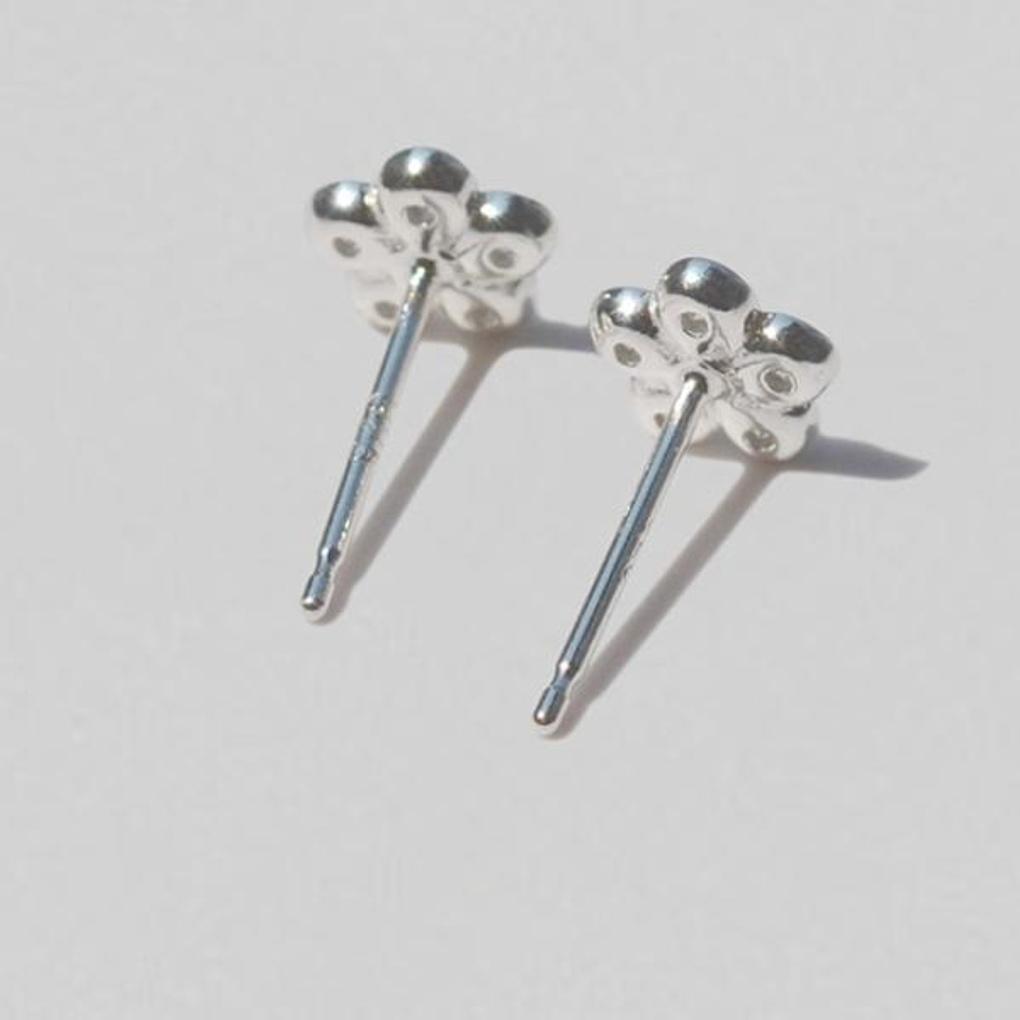 Women's Daily Accessory Sari Mini Flower Cubic Earrings