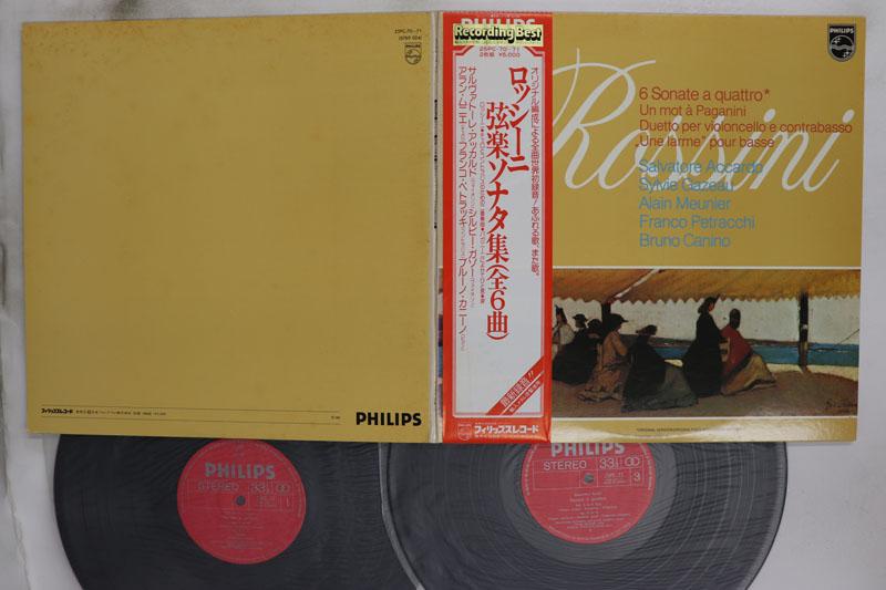 

Виниловая пластинка SALVATORE ACCARDO Rossini Струнная соната 25PC7071 PHILIPS 1980 Япония Obi Классика Б/у