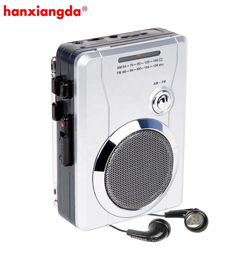 Retro Fortune Factory Directly Sale Audio Cassette Player Recorder with Mic and Recorder, FM AM Radio