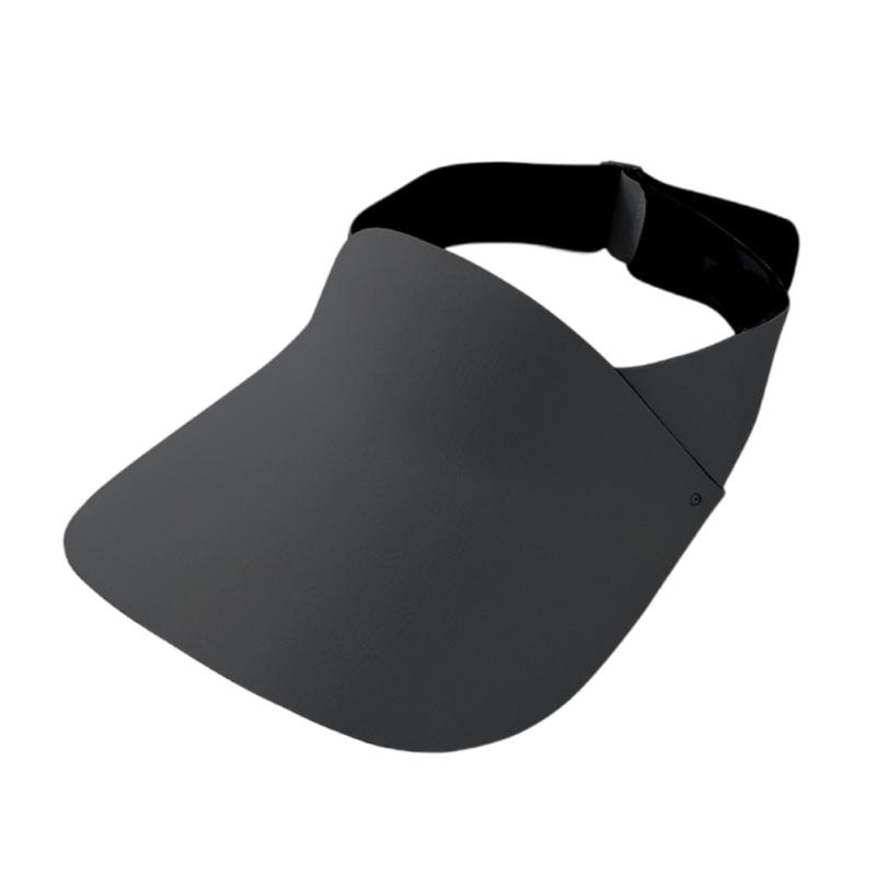 

Складной легкий козырек-шляпа для детей с регулируемой посадкой для походов и садоводства, пляжная шляпа с отверстием для хвоста серый