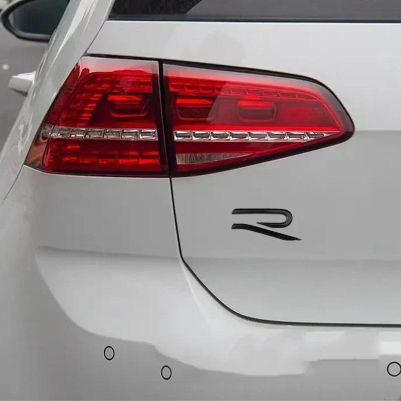 Металеві Наклейки R Car Наклейка на Багажник для R Line Golf 8 Beetle Scirocco Passat Sharan Tiguan Jetta Наклейка на Крило Збоку