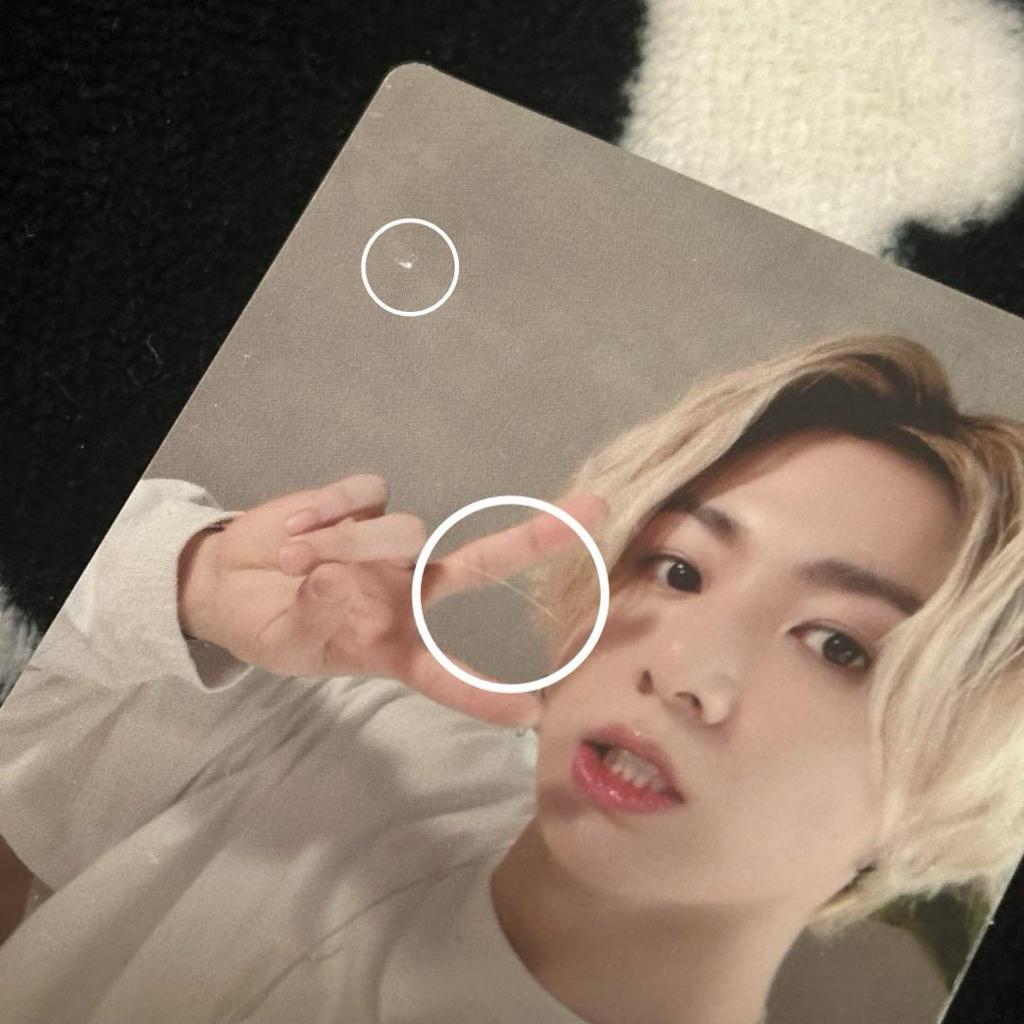 [USED] BTS BE Korea Lucky Drop Trading Card Jungkook M2U Soundwave