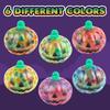 Colorful Halloween Shiny Fidget Toy Soft Pumpkin Stress Balls Squishy Squeeze Ball  Party Favors