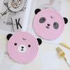 Tea Coaster Non-slip Decorative Rope Anti-scalding Round Hand-Woven Cartoon Bear Cotton Placemat