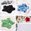 105Pcs Mixed Color DIY Jewelry Beads Multi-clolor Crystal Beads Flat Round Beads  Mobile Phone Chain