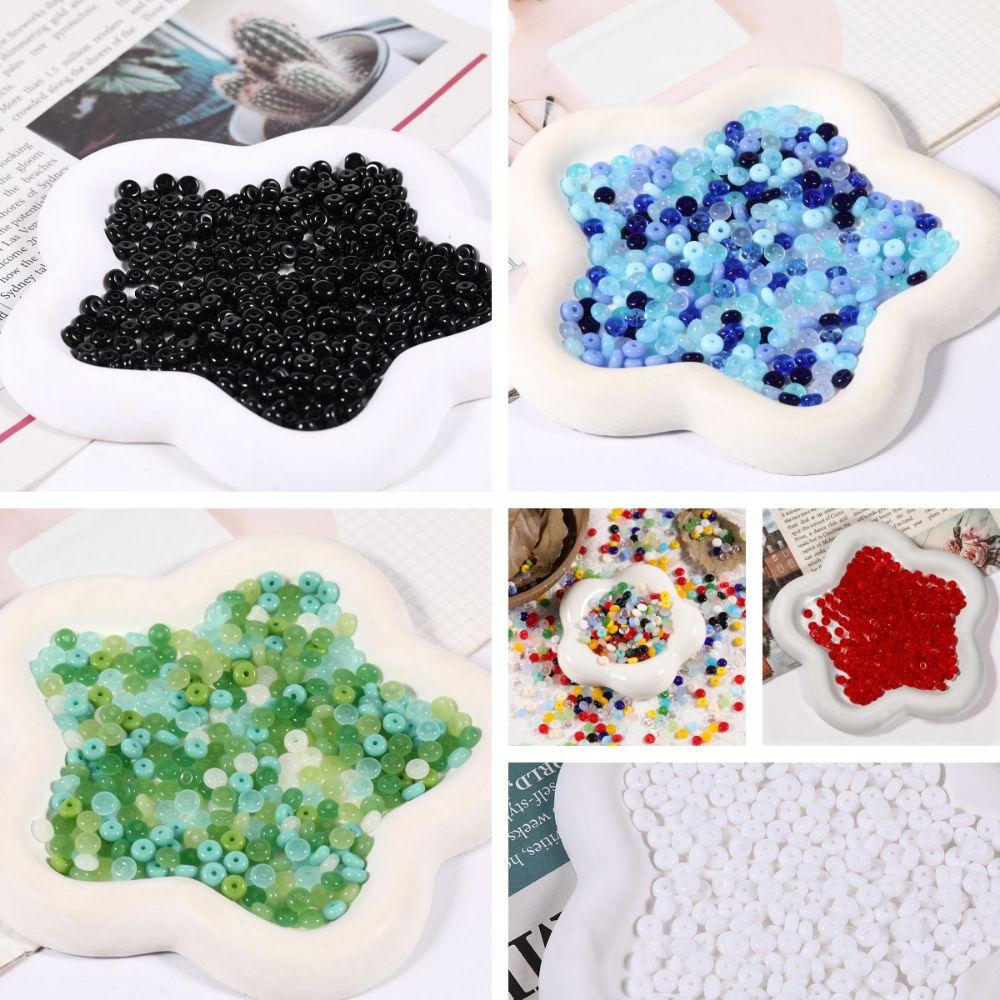 105Pcs Mixed Color DIY Jewelry Beads Multi-clolor Crystal Beads Flat Round Beads Mobile Phone Chain