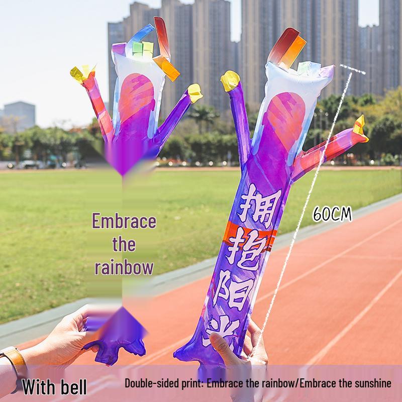 Inflatable Cheerleading Sticks for School Sports Events & Pep Rallies