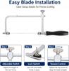 Jewelry Crafting Saw Frame Tool Kit, Includes Jeweler's Saw, 144 Blades, Mini Vise and Wooden Bench Pin
