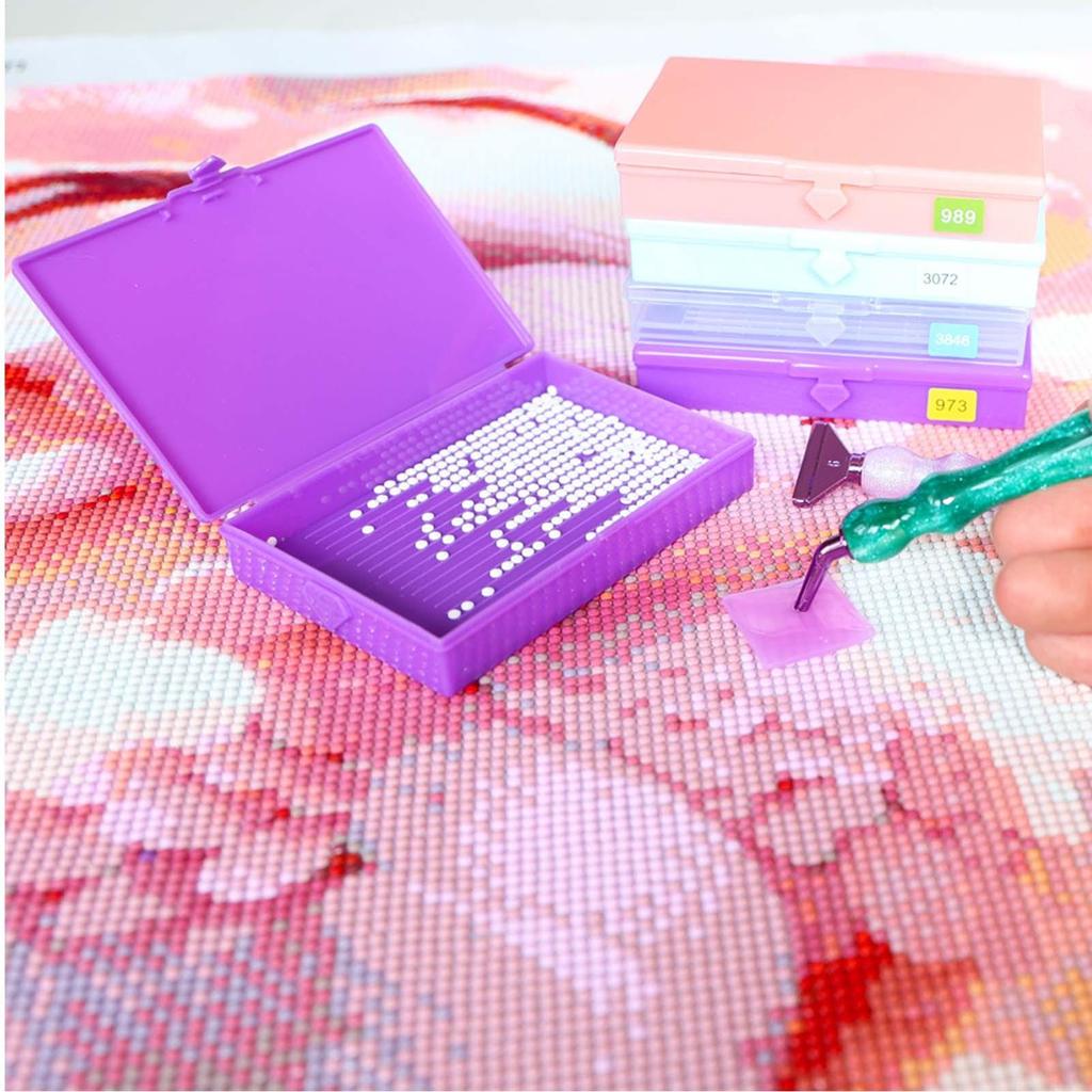 Bead Organizers And Storage Rhinestone Art Storage Containers Trays Stand Boxes Organizers Tools Accessories For Crafts Beads