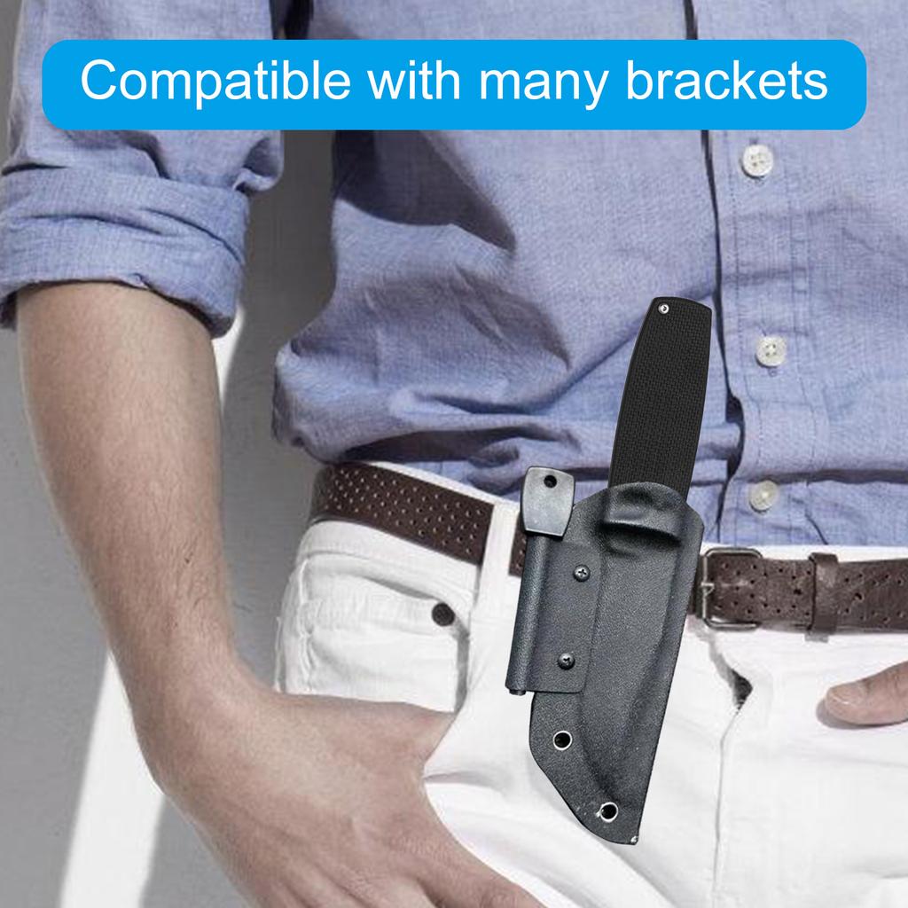 Universal Knife Sheath Belt Clip 360 Degree Swivel Holder Universal Belt Clip for Outdoor Activities and Tool Carrying