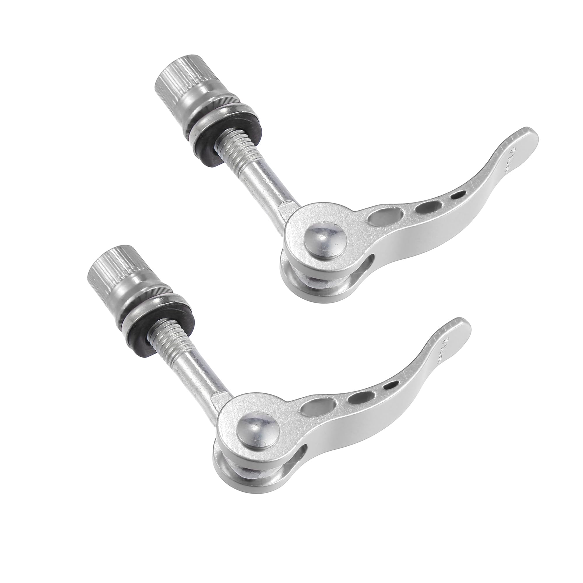 

ACROPIX Universal 8mm Aluminum Alloy Bicycle Seatpost Quick Release Pin Seat Post Skewer Bolts - Set of 2