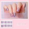 14Pcs Gels Nail Sticker Decals Gels Nail Strips Full Nail Wraps for Nail Art Adhesive Multicolors Nail Strips