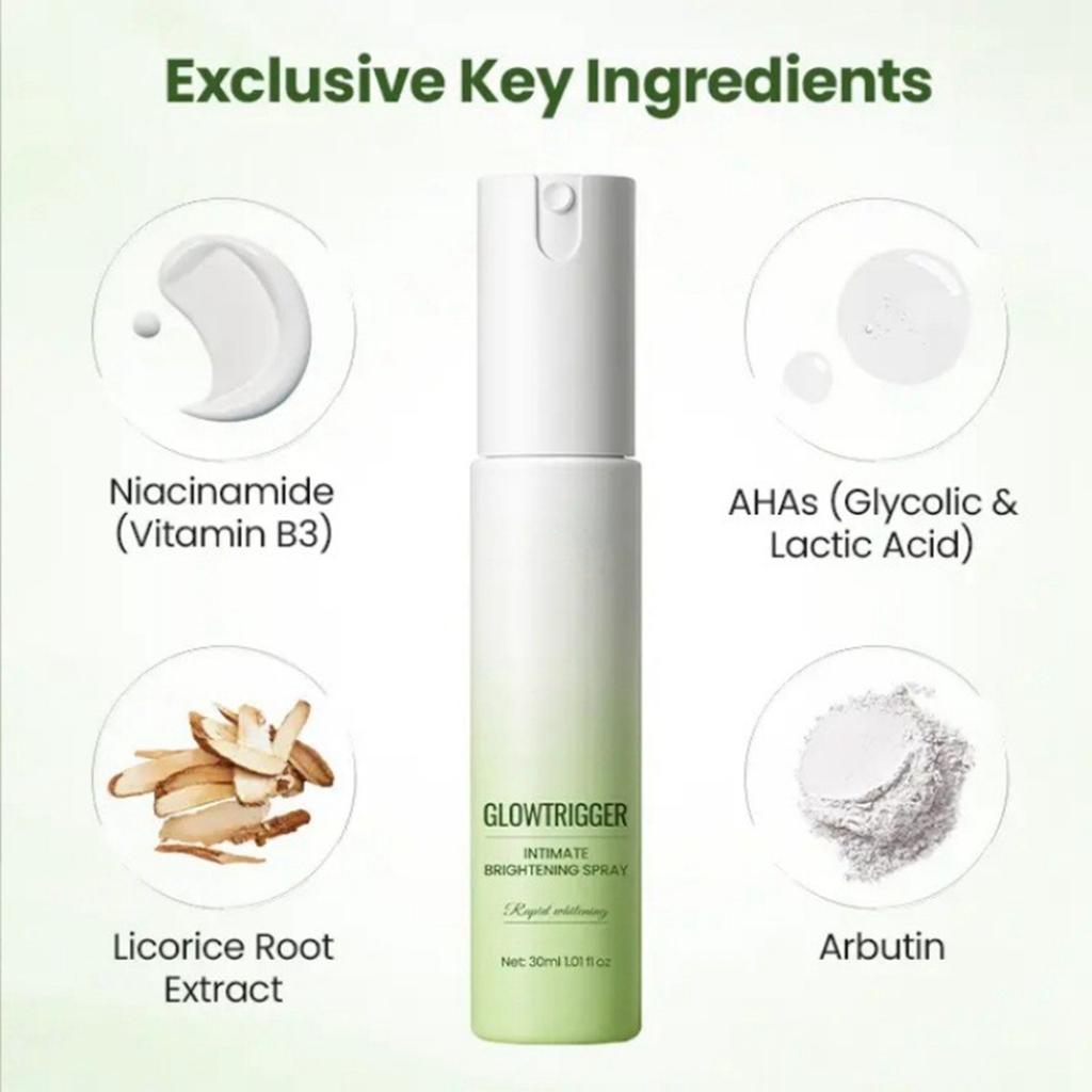 Brightening Spray , Effectively Combats Dullness , Dark Spots And Uneven Skin , Smooths The Skin And Boosts Confidence ,30ML