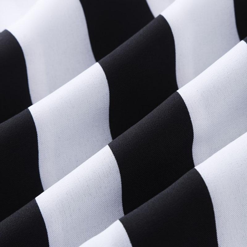 Cămașă casual de vară pentru bărbați cu mânecă scurtă, stil regulat, cu dungi, guler ridicat, fibră de poliester, model imprimat 3D pentru purtare versatilă în aer liber