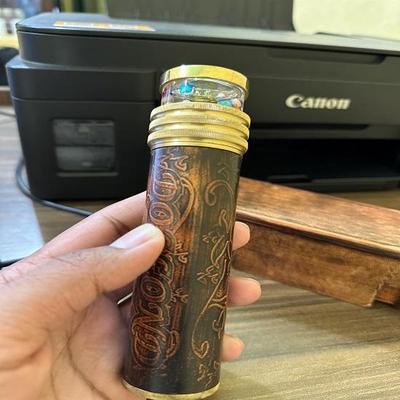 Working Kaleidoscope, Engraved Brass  Christmas Gift For Kids, Multicolored Prismatic Kaleidoscope