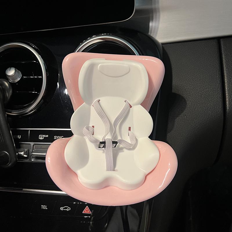 1 Set Kawaii Doll Seat Car Air Aromatreatment Decoration For All Dolls Within 18Cm  Car Doll Safety Seat