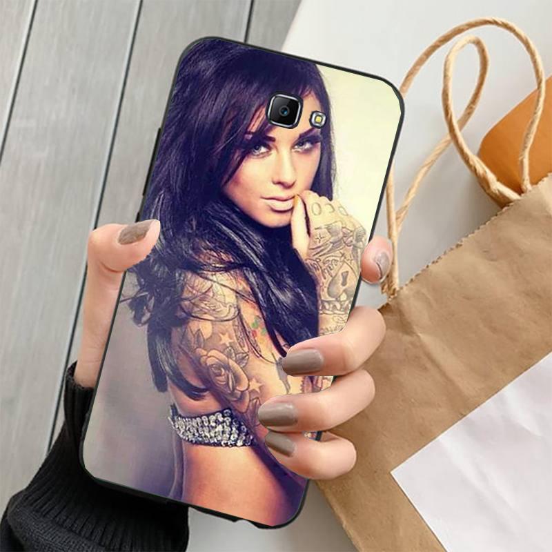 

Сексуальный чехол для телефона с татуировкой для девочек для Samsung Galaxy S10 Plus S10E S6 S7 S8 S9 Plus S10lite Note 10Plus