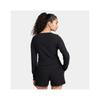 Nike Nsw Chill Knit Ribbed Zip Up Cardigan Black