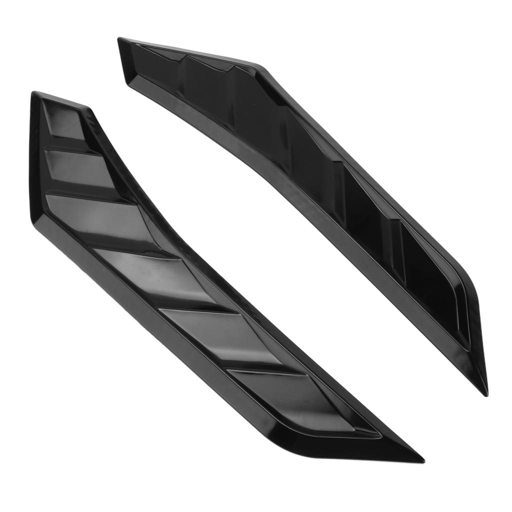 Universeller Auto Motorhaube Lufteinlass Panel Aufkleber Dekorative Auto Exterieur Zubehör für AutoSchwarz