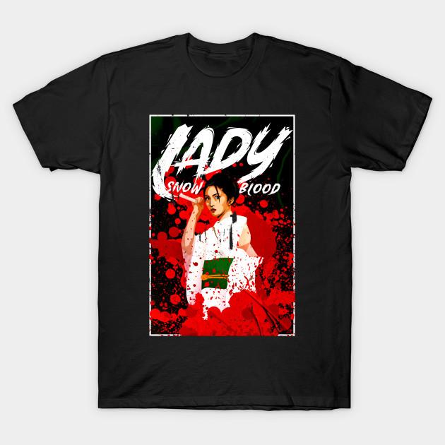 

Men Black Print T-shirt Lady Snowblood No-Cut Transfer Paper Print Cotton Tshirt 2XL чорний