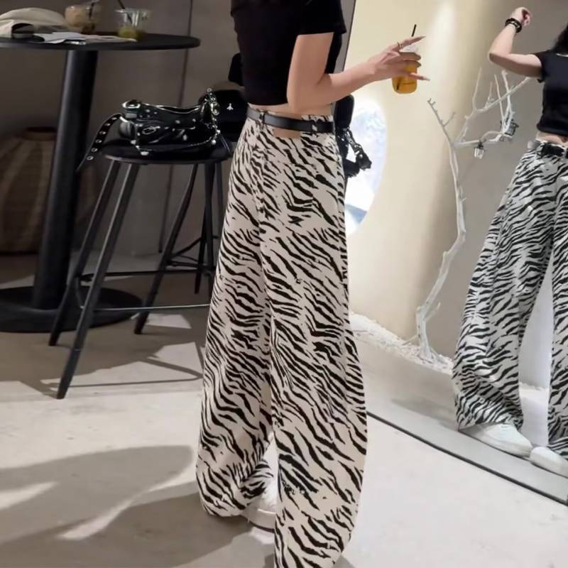 JYL Unisex Bootcut Jeans American Color Button Autumn BF Street Loose Denim S