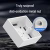 Brangdy Type 86 Double Gang Surface Mount Wiring Box