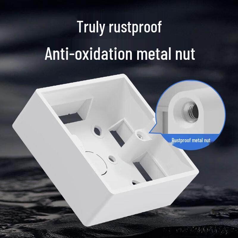 Brangdy Type 86 Double Gang Surface Mount Wiring Box
